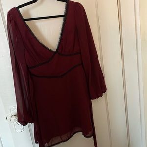 Pac sun burgundy dress